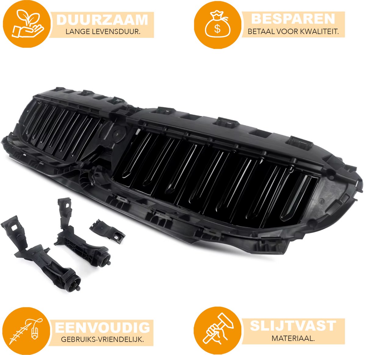 Voorbumper Grille - Voor BMW G20/G21 330i (2019-2022)- Actieve Lucht Sluiter - Auto accessoires