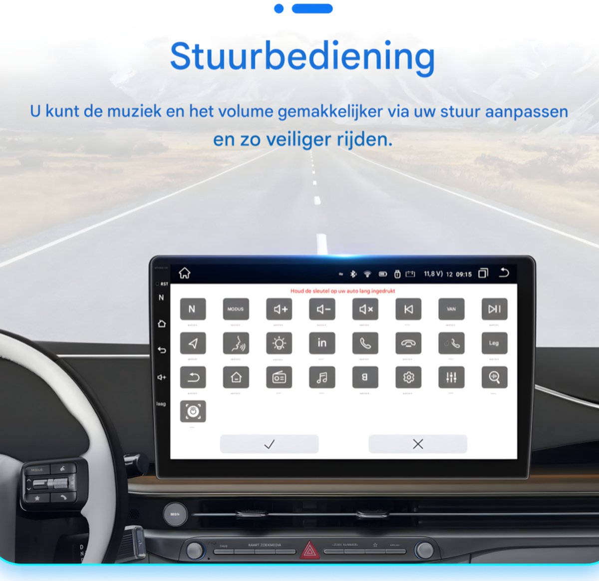 Auto Radio - Voor VW Volkswagen MQB Polo Plus, T-Cross, T-Kruis, T-Roc - CarPlay, 4G, Multimedia GPS Navigatie