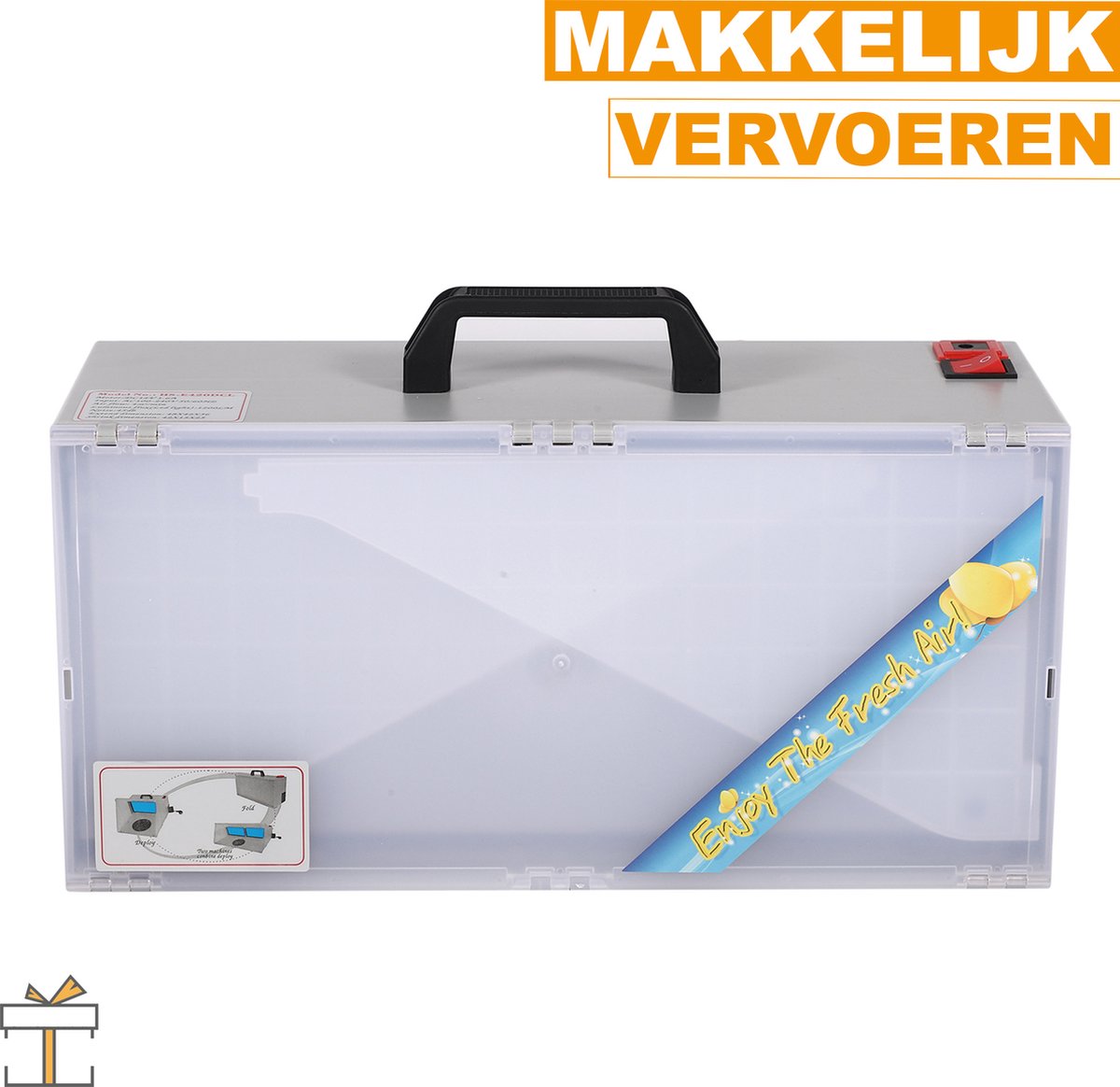 Happyment® Professionele spuitcabine - LED verlichting - Afzuiging en filter - Opvouwbaar - Modelbouw - Draaiplateau - Black friday - Kerstcadeau
