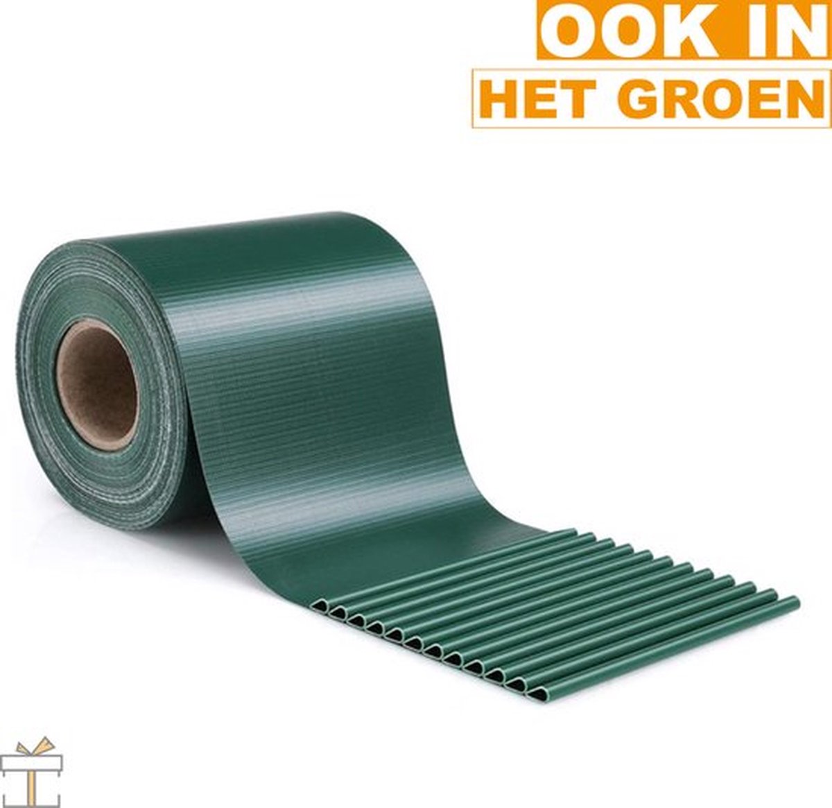 Bolt Edge Privacy Strip - Zichtbreeknet - Windbreekgaas - Grijs - 35 Meter
