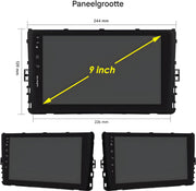 Auto Radio - Voor VW Volkswagen MQB Polo Plus, T-Cross, T-Kruis, T-Roc - CarPlay, 4G, Multimedia GPS Navigatie