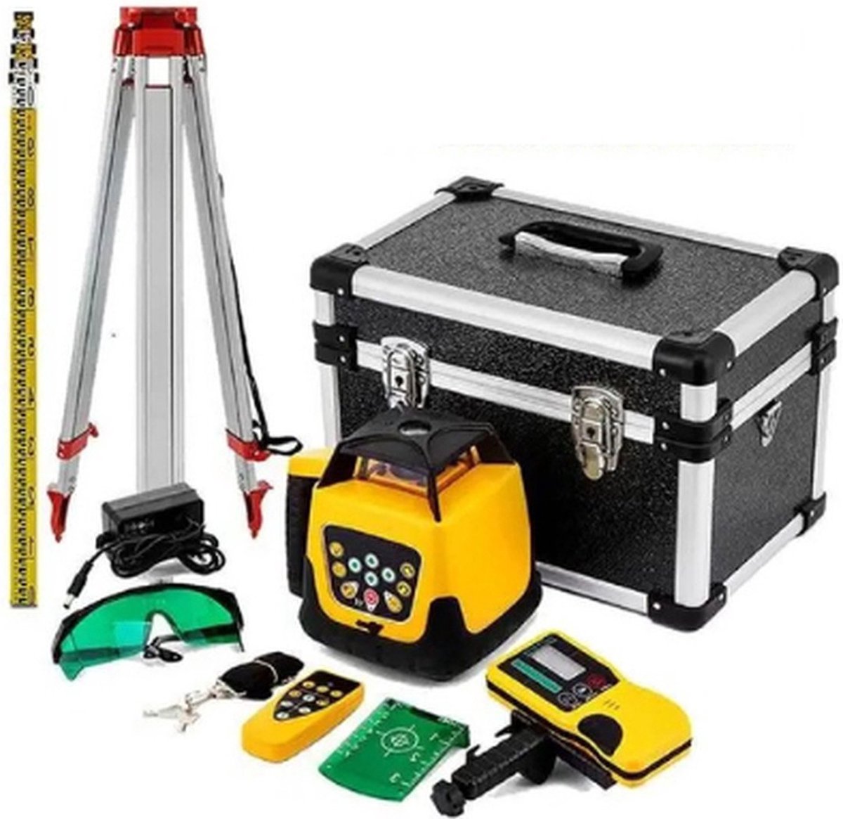 Roterende Laser - 500M - Groene Laser - Met Statief - 1mm/ 1.5m Nauwkeurigheid - Laser