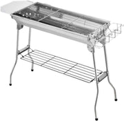 Houtskool barbecue - Langewerpige BBQ - Thuis of camping - Outdoor