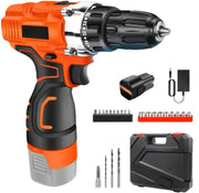 Accuboormachine 21V - 25+1 Koppel - 2 Snelheden - Elektrische Schroevendraaierset - Inclusief Accessoirekit