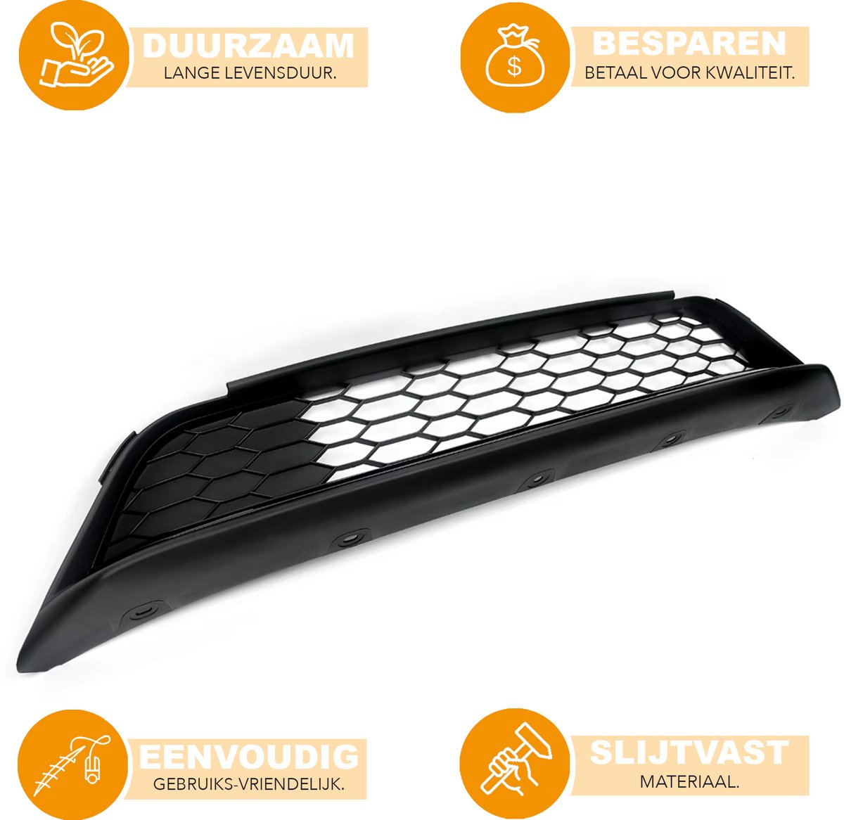 Voorbumper - Voor Honda Accord Sedan 2016-2017 - Auto accessoires - Honingraat grille - Onderste bumpergrille