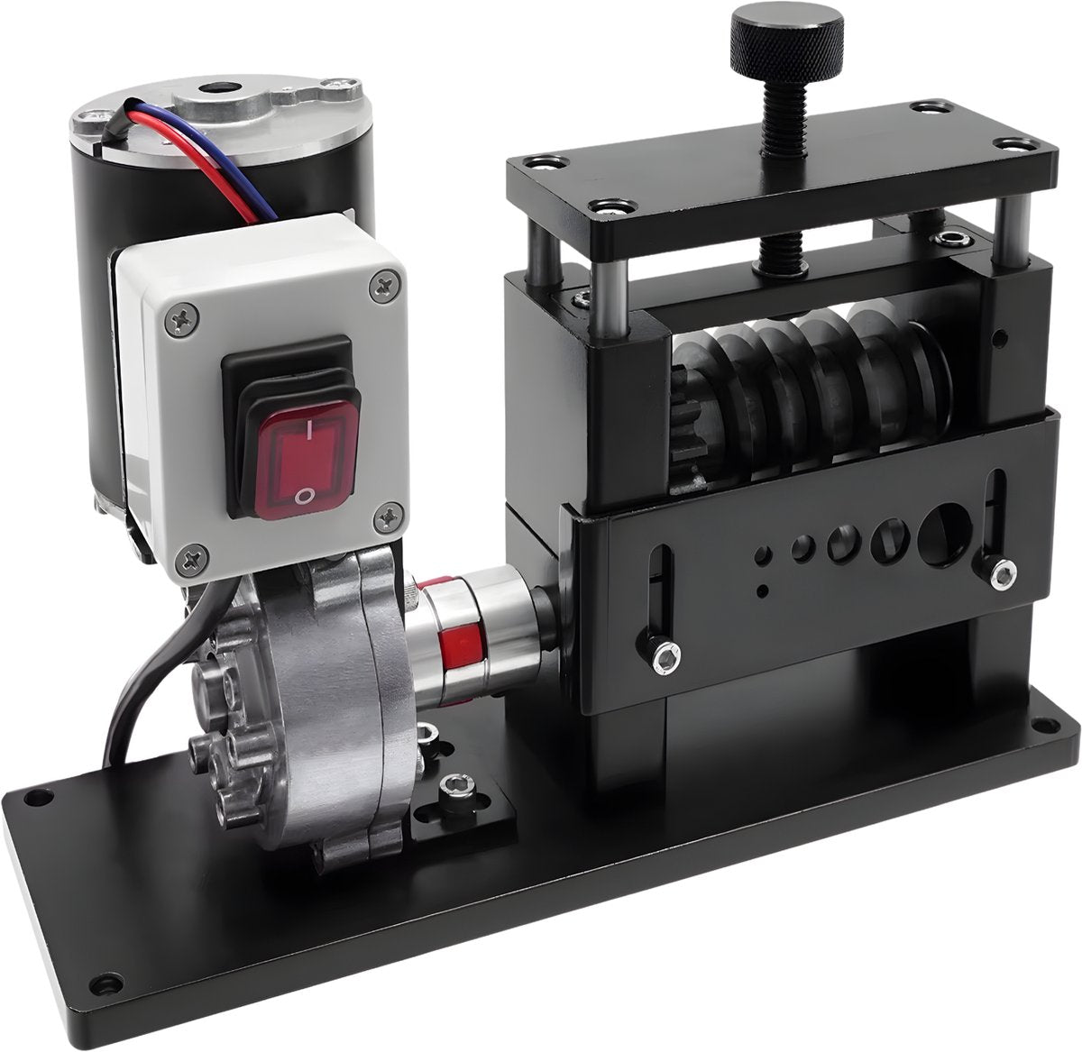 Elektrische kabelstripper machine - 5 kanelen - Draadstripper - 90W - Automatische Striptang - 3.4-17mm - Kabelpeller - Stripmachine - Elektrisch - Koper en meer