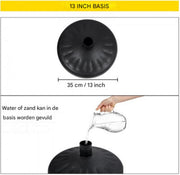 Afzetpalen - 4 stuks - 100CM - Geel/zwart - Afzetlinten - Afzetketting