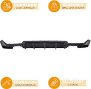 Quad Uitlaat Diffuser Carbon Pro- Voor BMW 4 Serie F32/F33/F36 M Sport (2014-2018)- Carbon Look - Auto accessoires