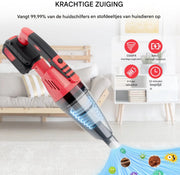 Draadloze Handstofzuiger 2-in-1 - Hoog Zuigkracht - Oplaadbaar & Draagbaar - Voor Auto, Kantoor & Huisdierhaar