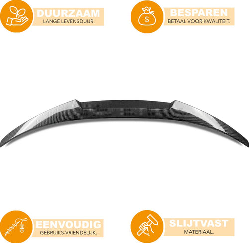 Achterspoiler - Voor BMW F44 Gran Coupe 2020-2023 - Auto accessoires - Achterklepspoiler - Sport spoiler - Carbon Look