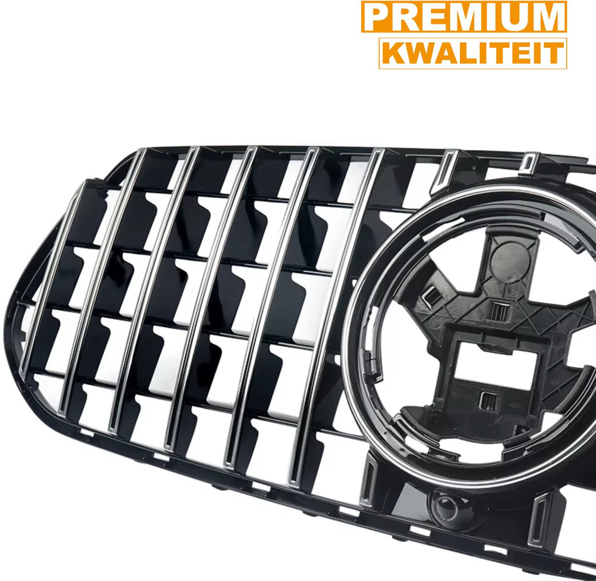 Voorbumper - Voor Mercedes GLE-Klasse W167/V167/C167 2020-2022 - Auto accessoires - GT stijl voorgrille - Chroom + Zwart