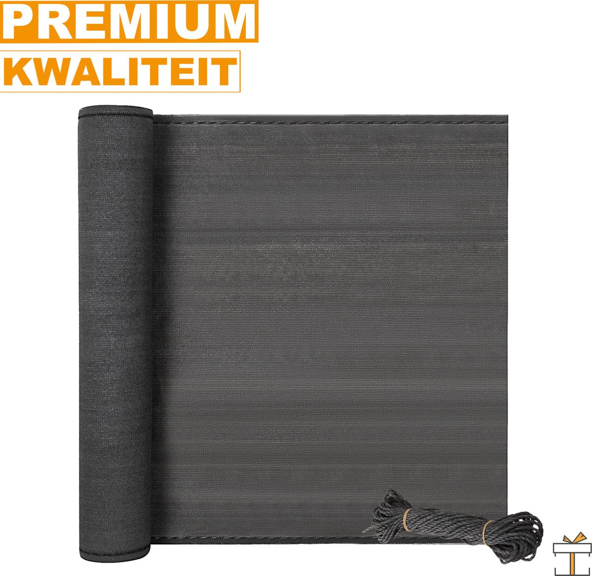 Happyment® Zichtbreeknet deluxe - Zichtdoek - Privacy doek - Net schutting - Windbreekgaas - 1x15 meter