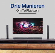 Happyment Premium Soundbar voor TV - Bluetooth 5.0 Soundbars - Stand Pad