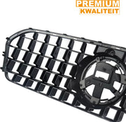 Voorbumper - Voor Mercedes GLE-Klasse W167/V167/C167 2020-2022 - Auto accessoires - Voorgrille - GT Grille - Chroom/Zwart