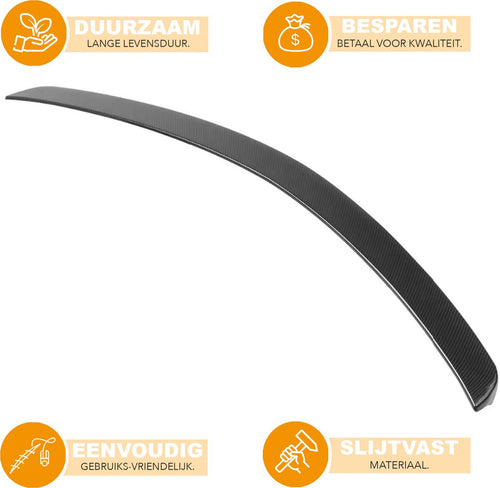 Achterspoiler - Voor Mercedes C-Klasse W204 2008-2014 - Auto accessoires - Kofferspoiler - AMG stijl - Carbon Look
