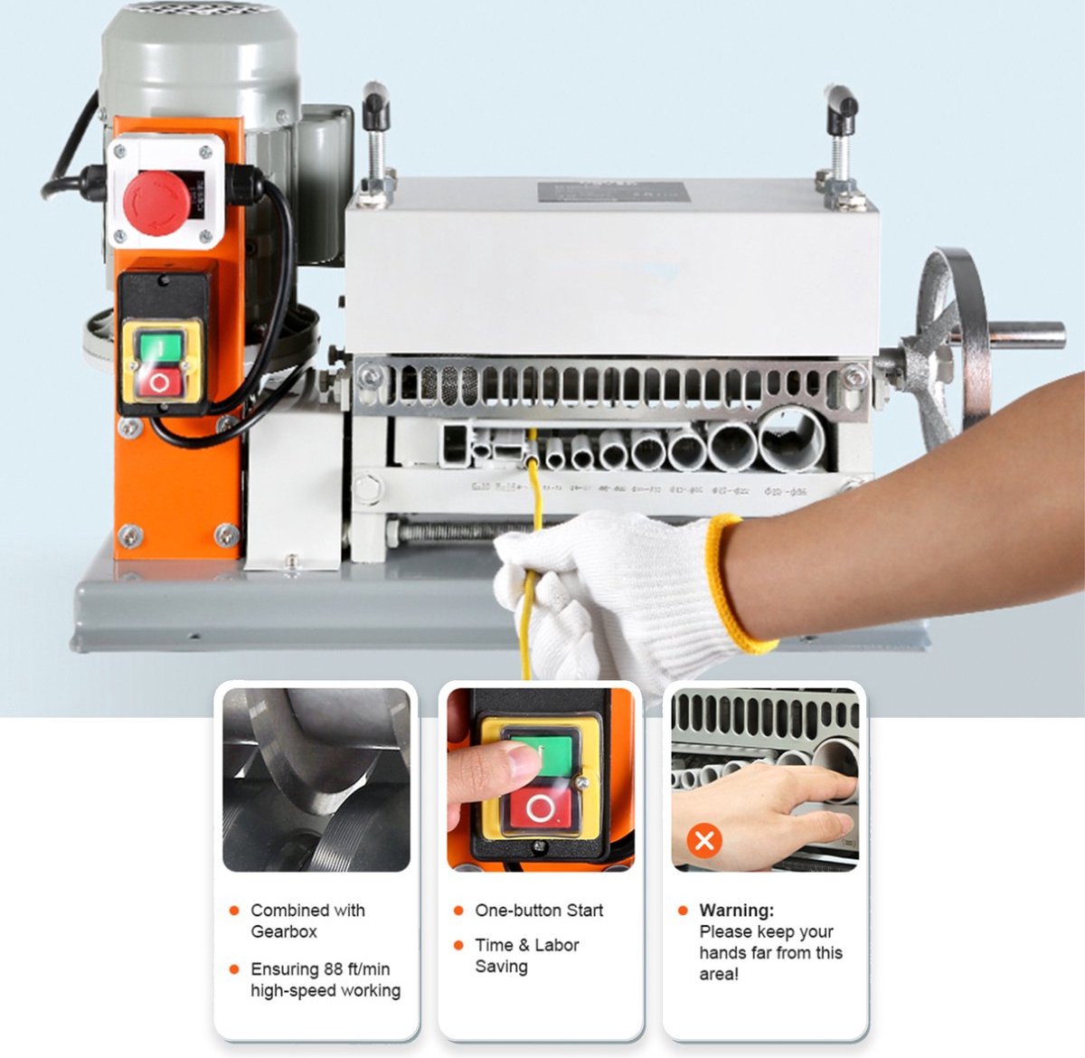Kabelstripper PRO - Handmatig - 1.5-36mm - Voor koper en kabels