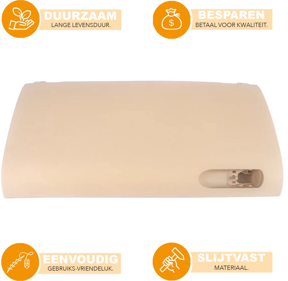 Handschoenenkastje Deur Opbergdeksel - Beige - Voor Audi A4/S4 B6/B7 RS4 (2001-2008)