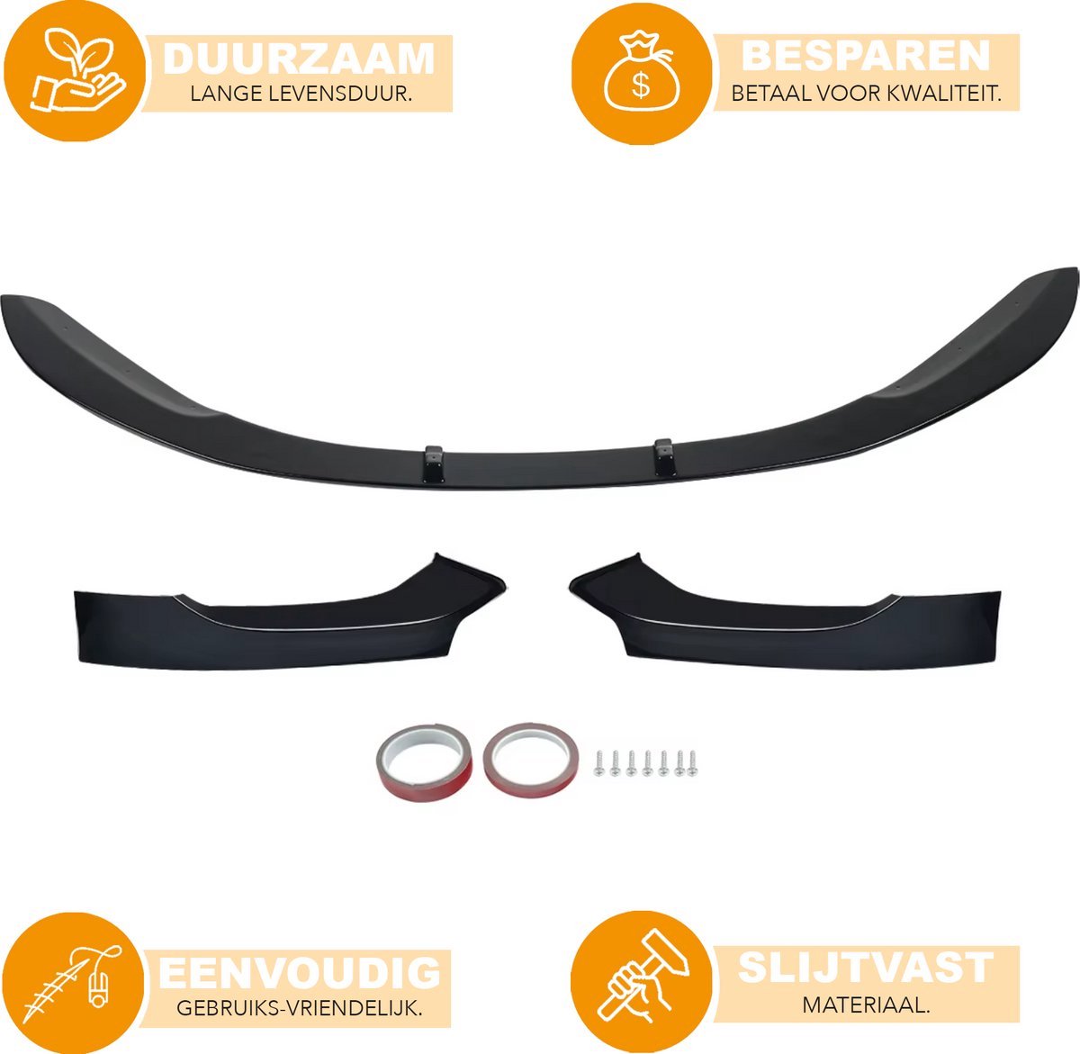 Sideskirts Lip Extensions Veltrix - Gloss Zwart - Voor BMW X5 G05 M Sport (2019-2025) - Set van 2 - Auto Accessoires