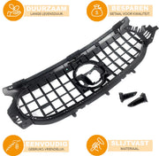 Voorbumper - Voor Mercedes GLA-Klasse H247 GLA200 2020-2023 - Auto accessoires - GT Grille - Front grille - Gloss Zwart