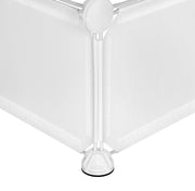 Happyment Dierenren Larry - XXL Ren Deluxe - Verstelbaar - Voor binnen - Puppyren - Kleine dieren - Kittens - Wit - 142 x 71 x 53cm