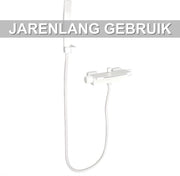 Badkraan - Met waterval - Voor badkamers - Luxe uitstraling met warm/koudfunctie - Wit