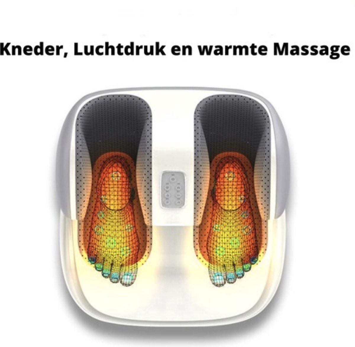 Bolt Edge Voetmassage Apparaat - Voor bloedsomloop en beenmassage - Inclusief verwarmingsfunctie