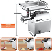 Elektrische Vleesmolen horeca - 360KG/U - Gehaktmolen - Foodprocessor - 360kg/u