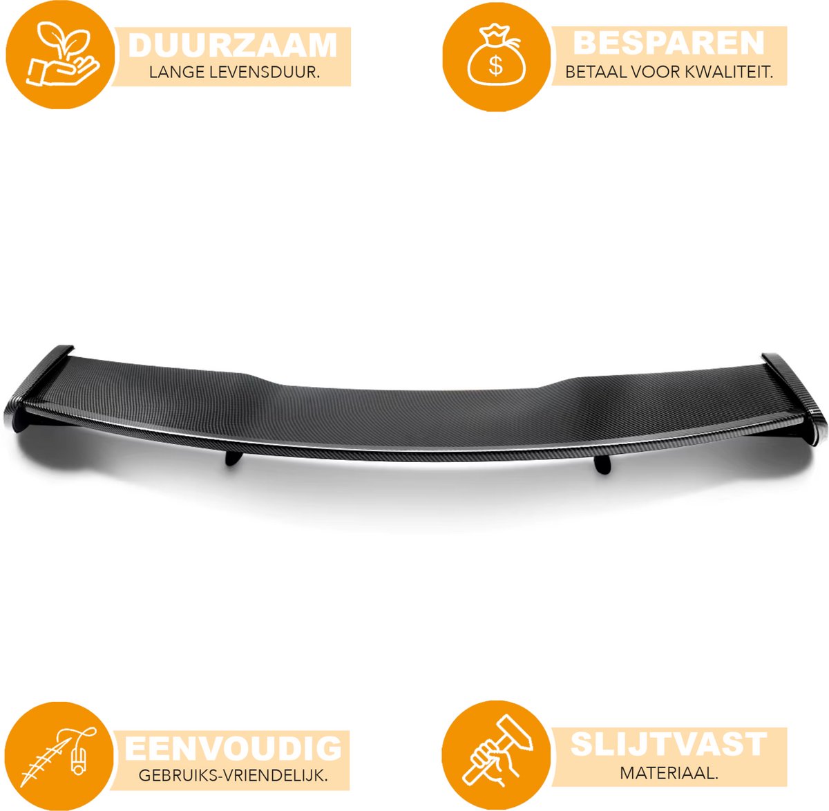 Luxe Dakspoiler Wing - Voor Mercedes A-Klasse W176 (2013-2018) - Carbon Look - AMG A45 Stijl - Auto Accessoires