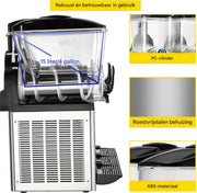 Slush Puppy Machine PRO - 45L - 3 Smaken - Met Display - RVS