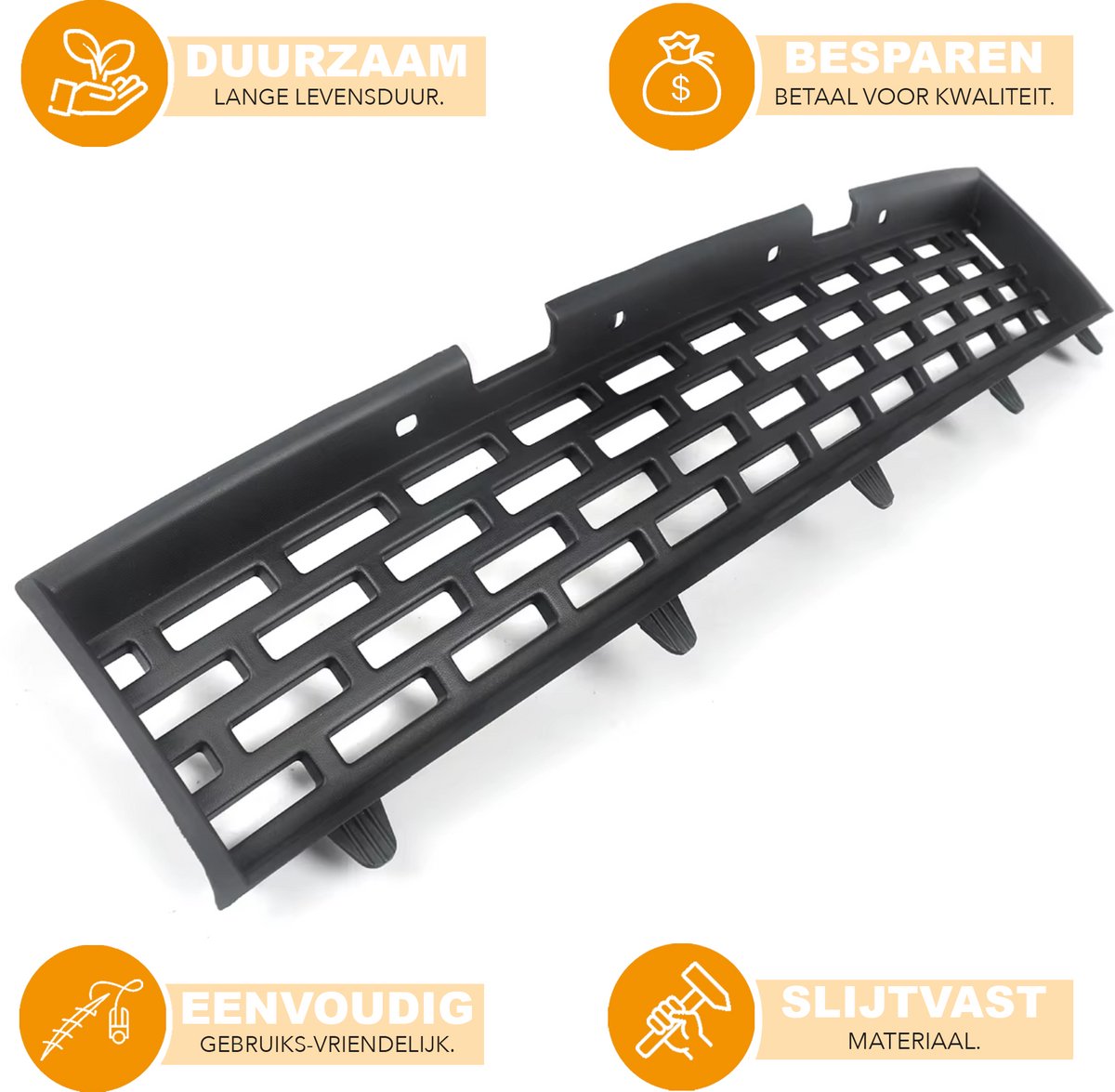 Voorbumper Onderste Midden Grille - Stijlvol Design - Voor Ford F-150 SVT Raptor (2010-2014)