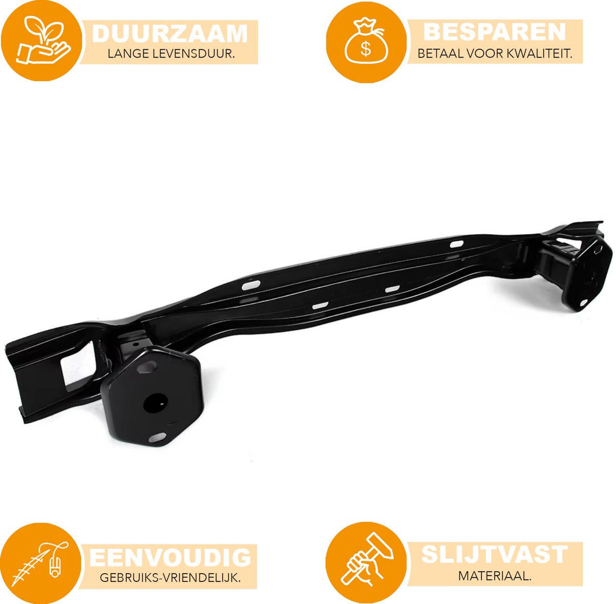 Achterbumper - Voor BMW 3-Serie F30/F31 2012-2019 - Auto accessoires - Achterbumper versterking - Zwart