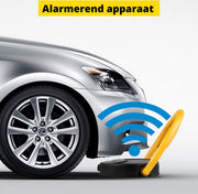 Happyment Parkeerbeugel Met Afstandsbediening - Parkeerpaal - Alarmsysteem - Automatisch Parkeerslot