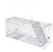 24" Rattenval - Grote Dierenvalkooi voor Zwerfkatten - Humane Rescue - Opvouwbare Catch & Release Dierenval - Binnen & Buiten