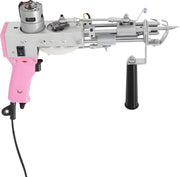 Tufting gun - Tuftpistool - Borduurmachine - Tapijtweven - Voor het maken van tapijten - Voor efficiënt en nauwkeurig werk - Metaal / Kunststof - Roze