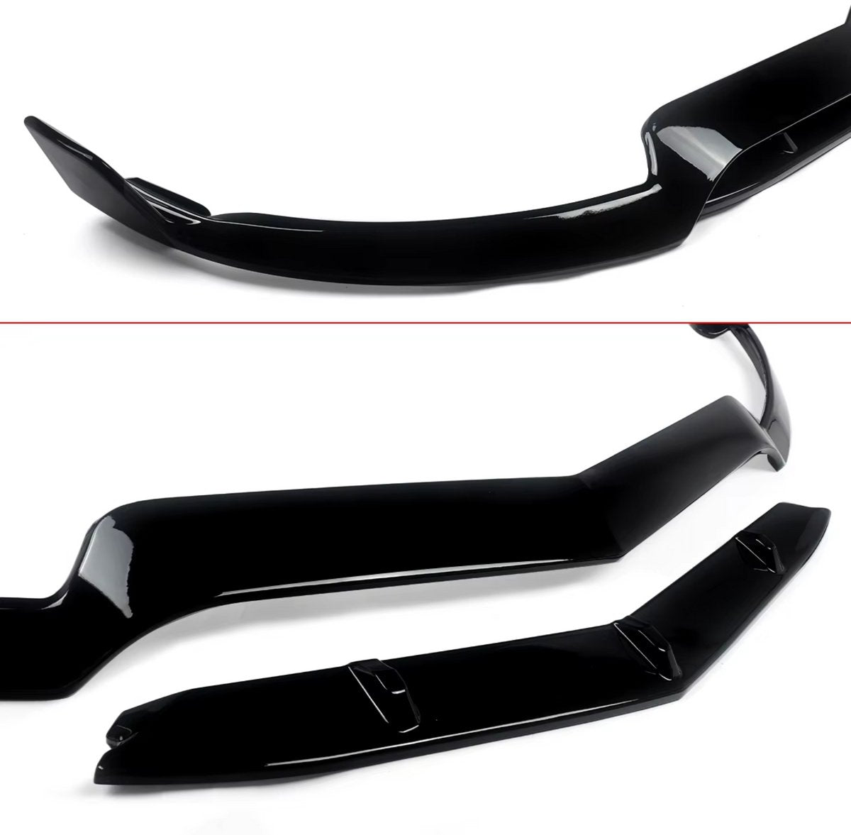 Voorbumper - Voor Mercedes E-Klasse W207 Coupe 2014-2016 - Auto accessoires - Lipspoiler - Gloss Zwart