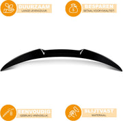 Achterspoiler - Voor Alfa Romeo Giulia (2017-2022) - VQ Stijl - Gloss Black