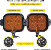 Electrische Multipan - Party Pan - 2000W - Draagbaar - Opvouwbaar