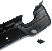 Voorbumper Splitter - C43 Look - Gloss Zwart - Voor Mercedes C-Klasse W206/S206 AMG (2022-2024) - Auto Accessoires