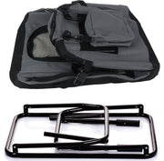 Bolt Edge Hondenbench - Grijs - 60x42x42cm - Opvouwbaar - Voor auto en thuisgebruik