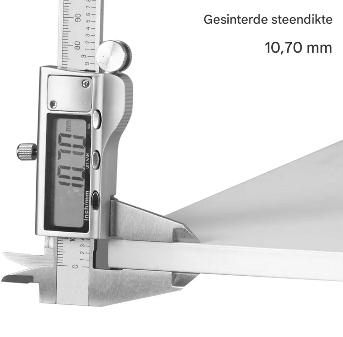 Moderne bijzettafel Mira Vaylen - Zwart - Echter marmer - Salontafel - Woonkamer - Emerald look - Side table - 40cm - Vierkant