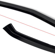 Voorbumper - Voor Mercedes A-Klasse W177 AMG Lijn 2018+ - Auto accessoires - A45 Look - Splitter kit - Gloss Zwart