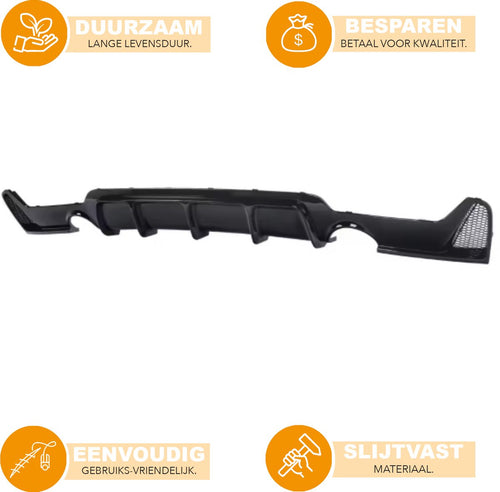 Achterbumper - Voor BMW 4-Serie F32/F33/F36 2014-2018 - Auto accessoires - M Performance stijl - Gloss Zwart