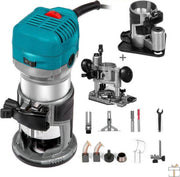 Kantenfrees Deluxe - Houtfreesmachine - Complete set - Voor kunststof en hout