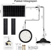 Camping lamp - Hanglamp op zonne-energie - Kampeerlamp - 200 LEDS - Waterdicht