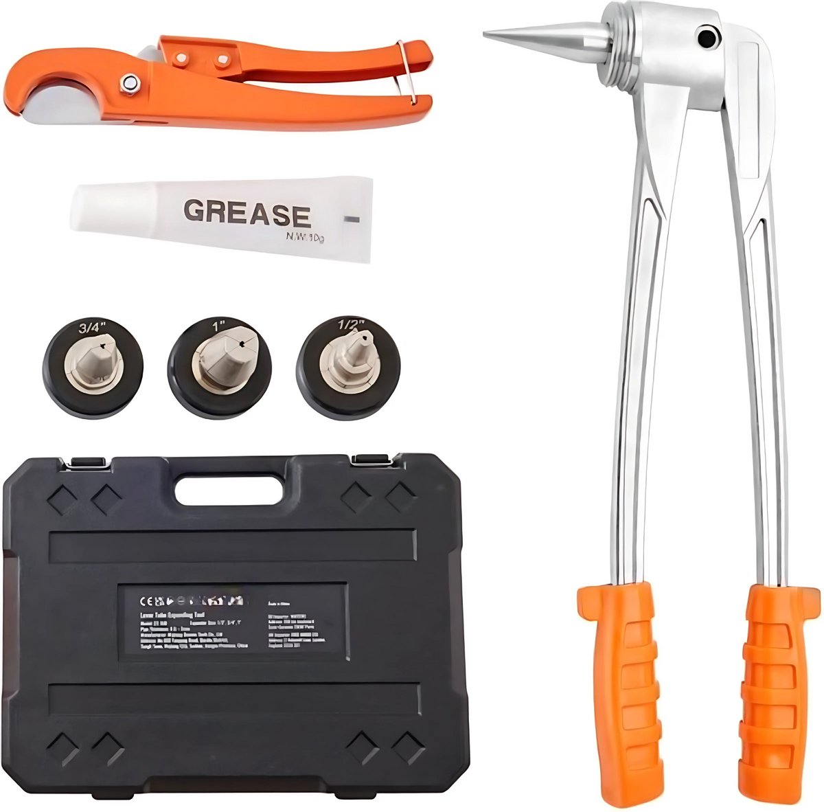 Buisexpander - Tube Expander - 0.5-2mm Wanddikte - 1.27/1.9/2.54cm