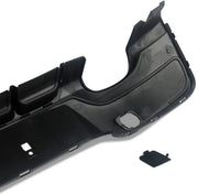 Achterbumper - Voor BMW 1-Serie F20/F21 PRE-LCI 2011-2015 - Auto accessoires - Diffuser - Quad uitlaat - Gloss Zwart