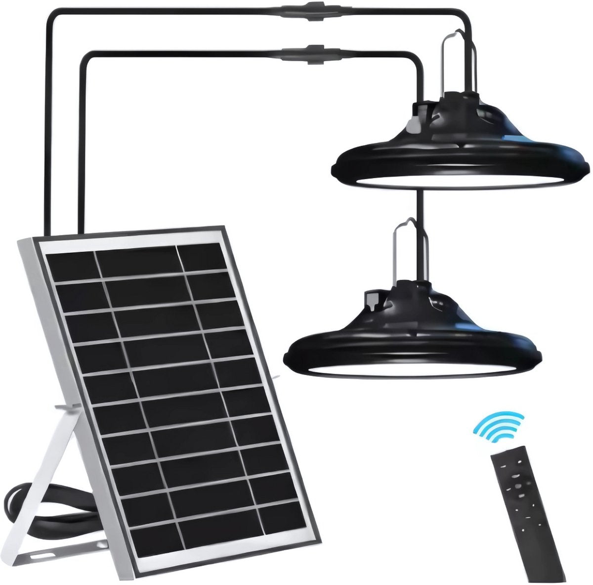 Camping lamp - Hanglamp op zonne-energie - Kampeerlamp - 200 LEDS - Waterdicht
