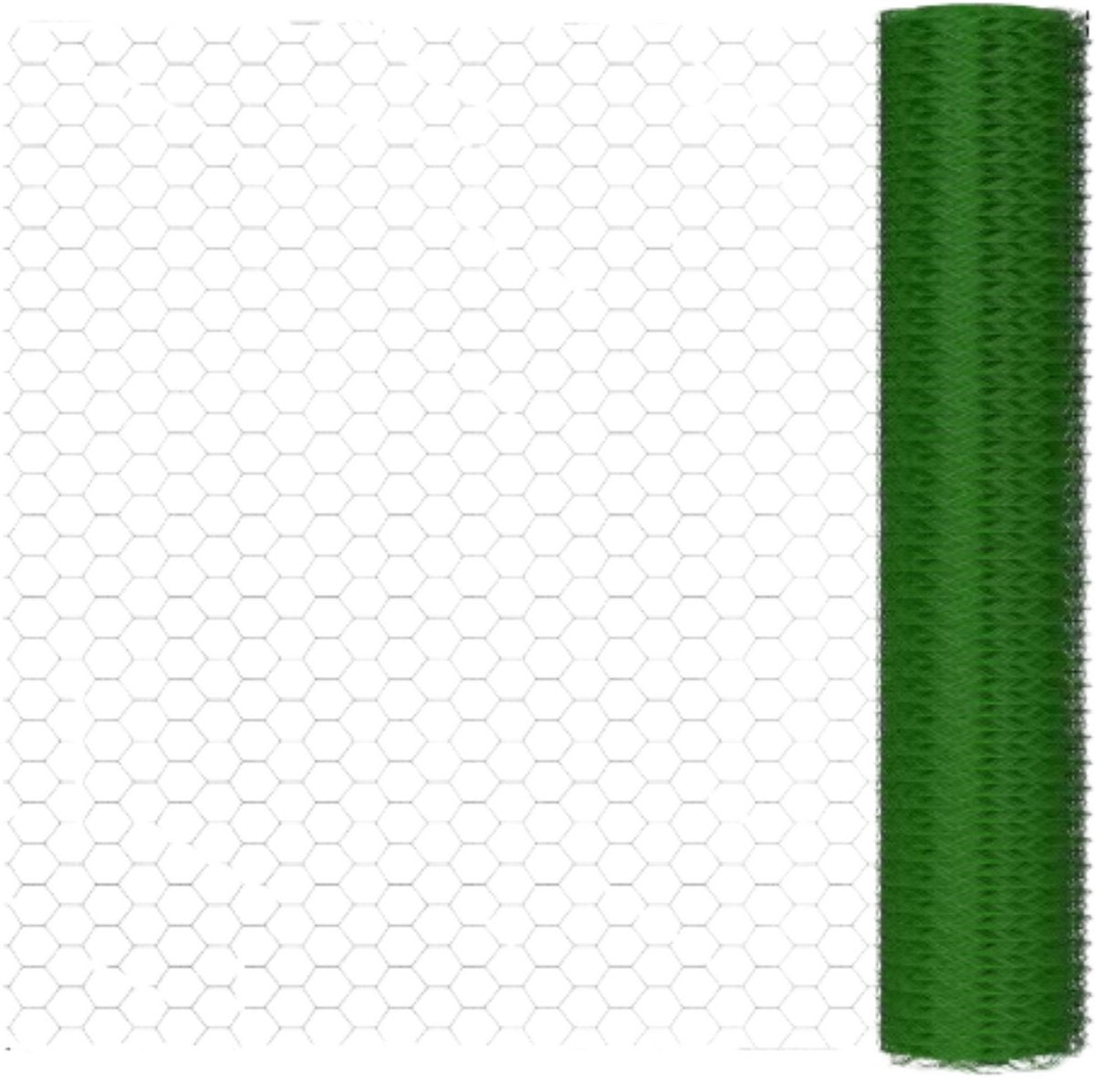 Draadgaas Tuinhek - 25M x 100CM - PVC-Coating - Sterk & Duurzaam - Voor Omheiningen & Tuinbescherming