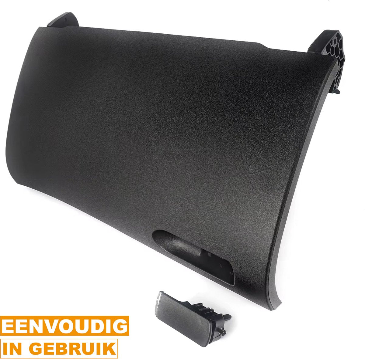Zwart Handschoenenkastje Deurdeksel - Voor Audi A4 B7 (2001-2008) - Met Gesp - Auto Accessoires