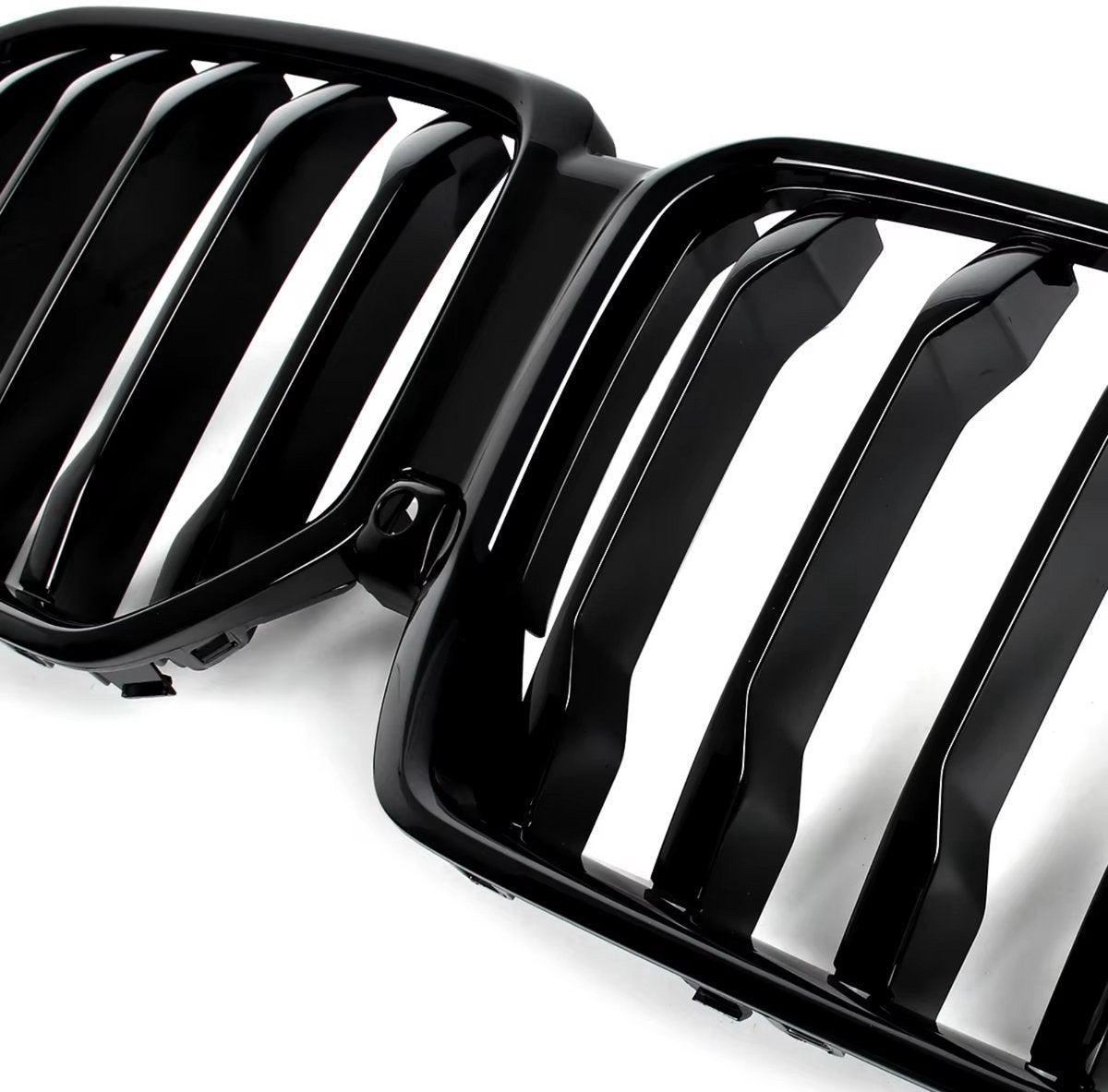 Radiator Grille Ignar - Auto Radiator Nier Kap Grille Enkel Lijn - Voor Bumper Grille Glanzend Zwart - Voor BMW X6 G06 M60i LCI 2024 - Auto Accessoires